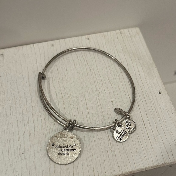 Cape Cod Alex & Ani Bangle Bracelet SIlver - Picture 2 of 7
